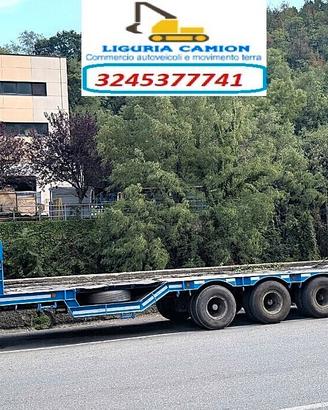 Carrellone BERTOJA SR 36P 3 assi rampe idrauliche