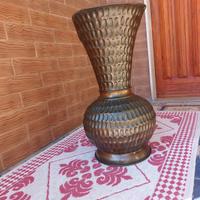  Anfora antica in rame lavorato