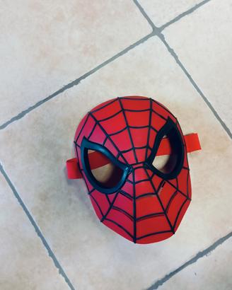 maschera rigida spiderman 