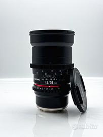 Samyang Obiettivo V-DSLR 35mm T/1,5 AS IF UMC SONY