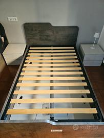 2 Letti Contenitore Alzata+2 Scrivanie Arredissima