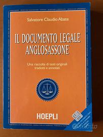 Libro Il documento legale anglossassone