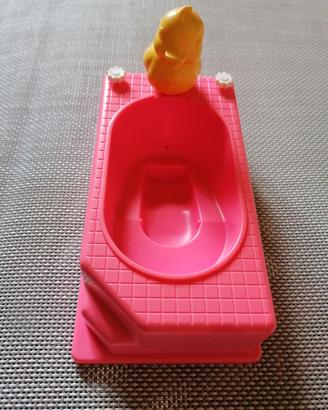 Barbie accessori ©Mattel vasca da bagno - armadio 