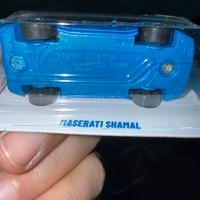 Hotwheels Maserati shamal blu metallizzato
