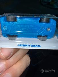 Hotwheels Maserati shamal blu metallizzato