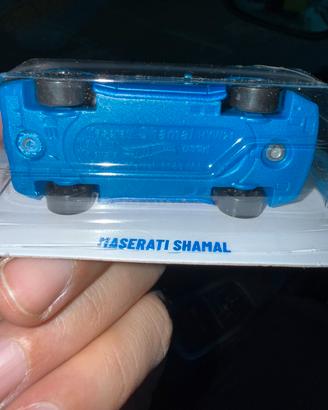 Hotwheels Maserati shamal blu metallizzato