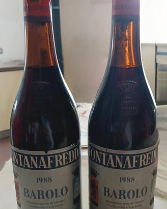 Barolo Fontanafredda 1988 DOCG–2 bottiglie vintage