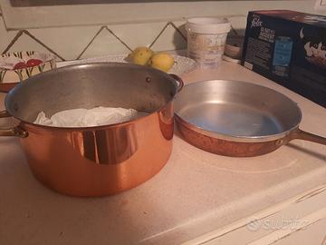 pentole in rame x cucina