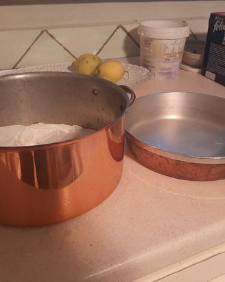 pentole in rame x cucina