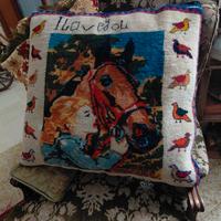 coppia cuscini 55x60 vintage made in iran persiano