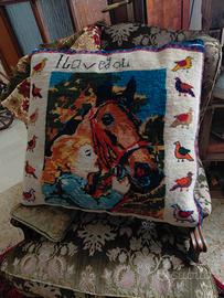 coppia cuscini 55x60 vintage made in iran persiano