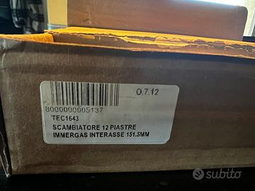 Scambiatore secondario caldaia immergas