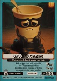 !!!NUOVA!!!Carta Brainrot CAPUCHINO ASSASSINO