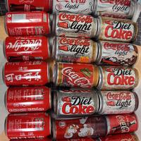 lattine coca cola  anni 90 e 2000