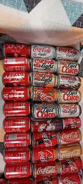 lattine coca cola  anni 90 e 2000