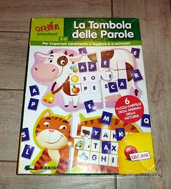 Gioco Educativo tavola Lisciani Tombola Parole
