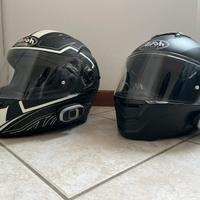 Coppia caschi Airoh + interfoni Sena Sf4 dual