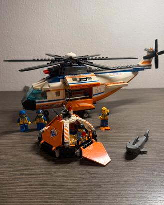 Set Lego elicottero sos naufragio #7738