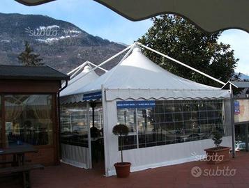 Gazebo pagoda 4,90x4,90 nuovo stock