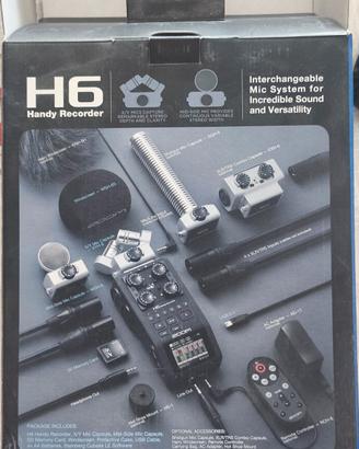 zoom h6 registratore professionale 