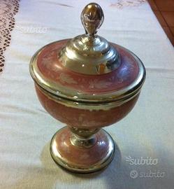 Vaso Mercury Glass di Boemia originale