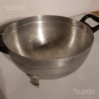 Scolapasta alluminio antico shabby chic vintage