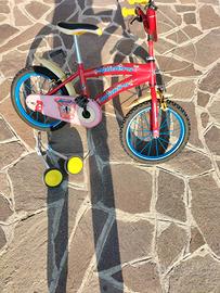 bicicletta 16 pollici  per bambino 