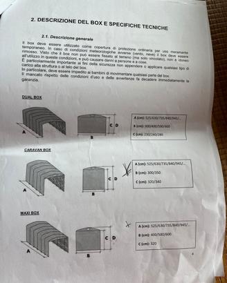 Box per caravan/auto