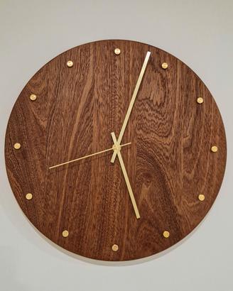 Orologio da parete in legno