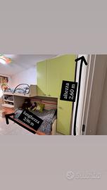 cameretta a soppalco per due