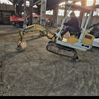 Miniescavatore 13ql Gelco WY 1.3-1990+3benne+rampe