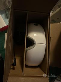 Pressoterapia per gli occhi.