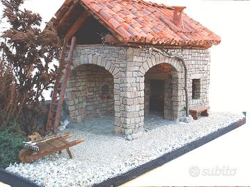 Modello casetta colonica (e.g. per presepio)