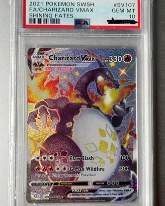 Carta Pokemon Charizard Vmax psa 10 ENG