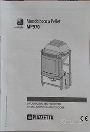 Stufa a pellet Piazzetta modello MP970