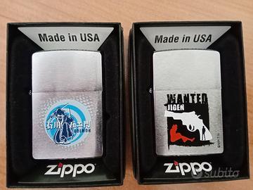 Set 2  Zippo (serie Lupin III) - Goemon & Jigen