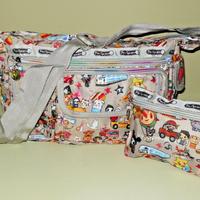 Borsa multitasche con borsello Manga/Fumetti NUOVA