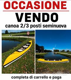 canoa due posti nuova