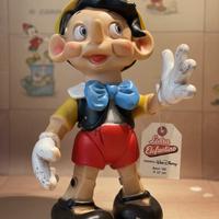 Pinocchio da collezione in Gomma Ledra originale