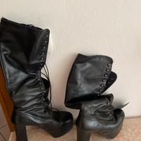 Stivali zeppa 37