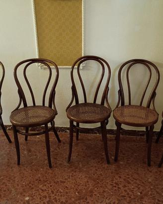 sedie in paglia di vienna fine 800