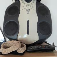 radio lettore  CD e musicassette anni 80