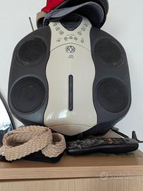 radio lettore  CD e musicassette anni 80