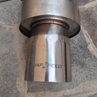 terminale subaru wrx sti  japspeed in acciaio  