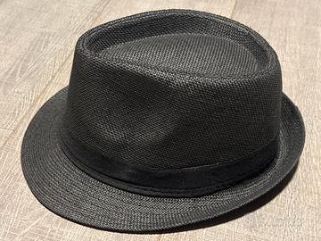 Cappello Trilby in carta – Nero, Taglia 60