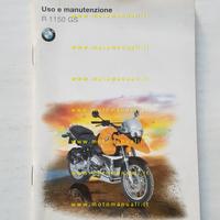 BMW R 1150 GS 1999 manuale uso manutenzione italia