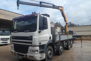 Daf cf 85.430 cassone con gru 3 sfili idraulici