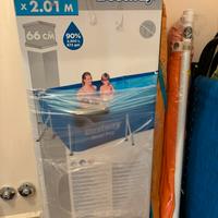 Piscina bestway con pompa filtro