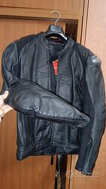 Giubbotto pelle moto SPYKE 48 come nuovo