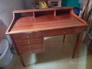 scrivania massello in ciliegio